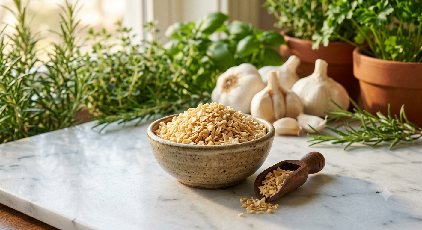 Dehydrated Garlic Flakes